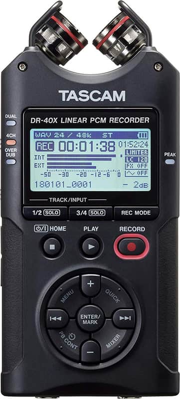 Tascam DR 40X Four Track Recorder Dropping to Record Low Sale Price